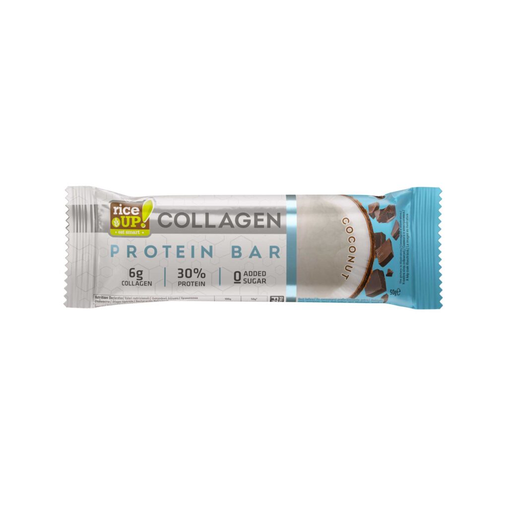 RiceUP! Collagen Protein Bar Coconut, 50g