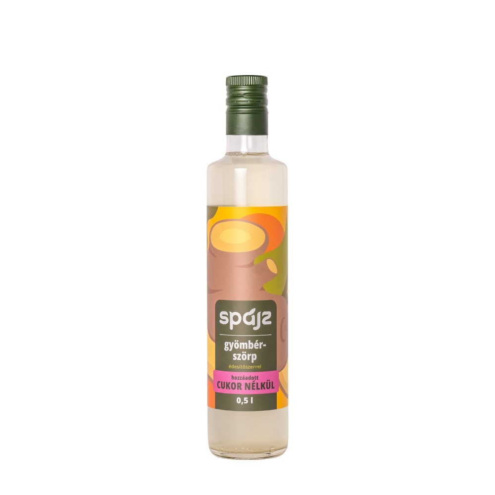 Spájz Sugar-Free Ginger Syrup With Sweetener 0,5 L