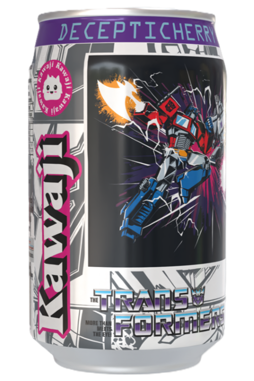 Transformers Decepticherry - Cherry Vanilla Soda Flavour Can (12 X330ml)