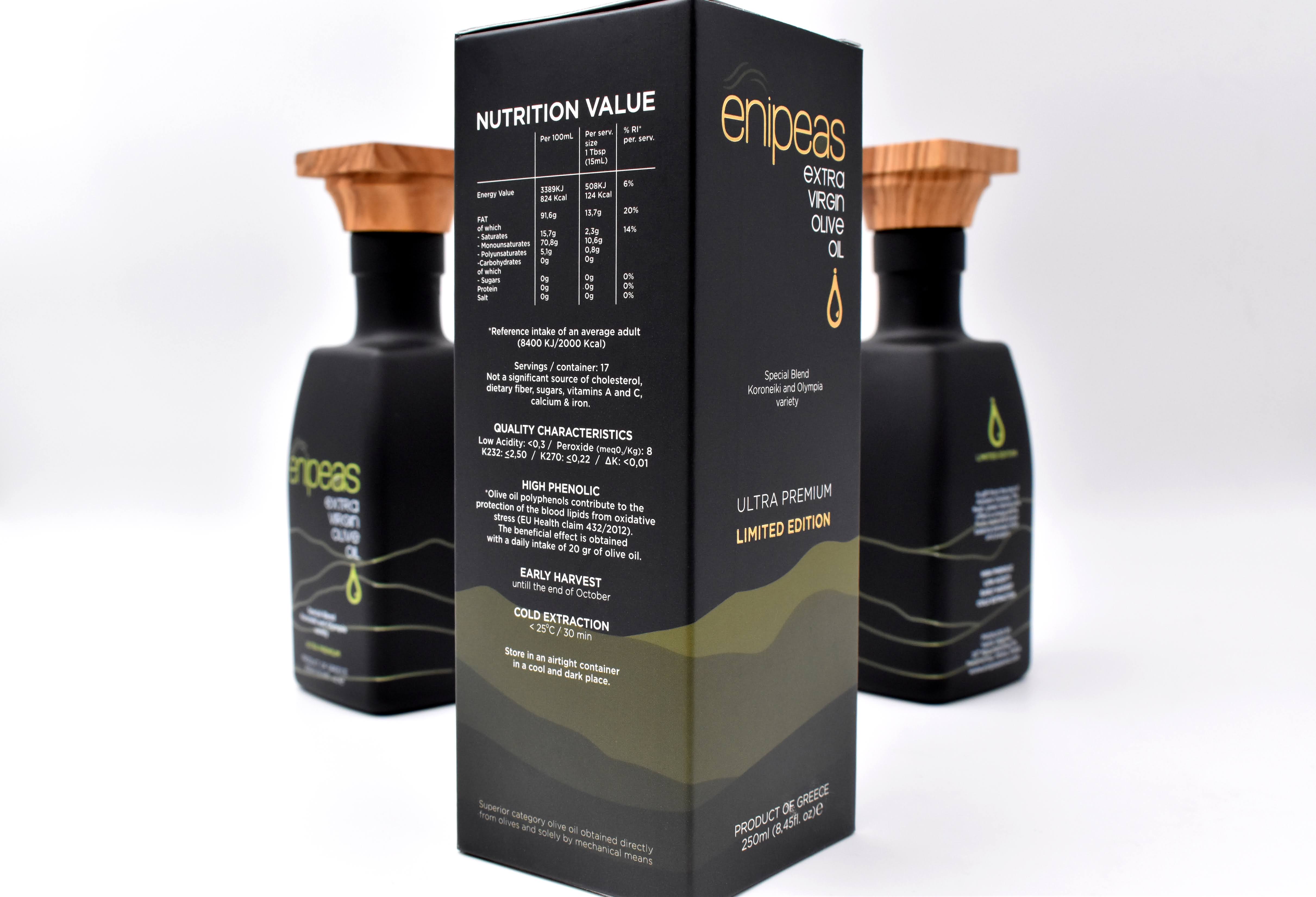 ULTRA PREMIUM ORGANIC EVOO. SPECIAL BLEND. HIGH PHENOLIC